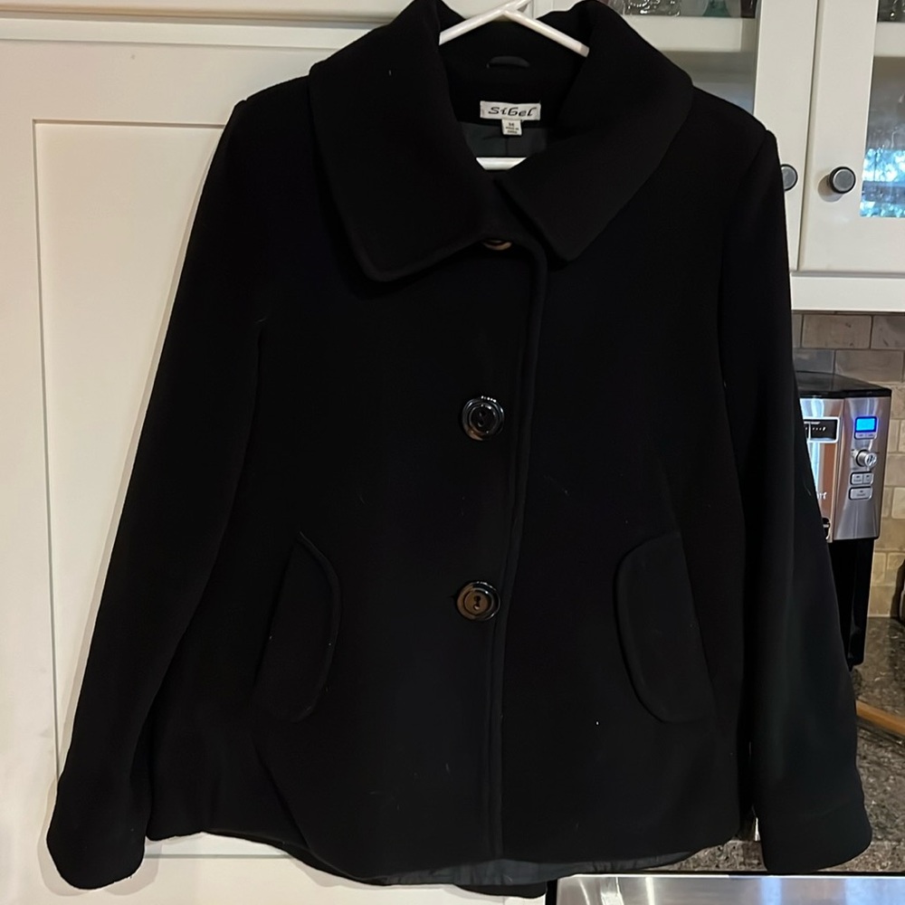 Women’s black size M Sibel warm coat.